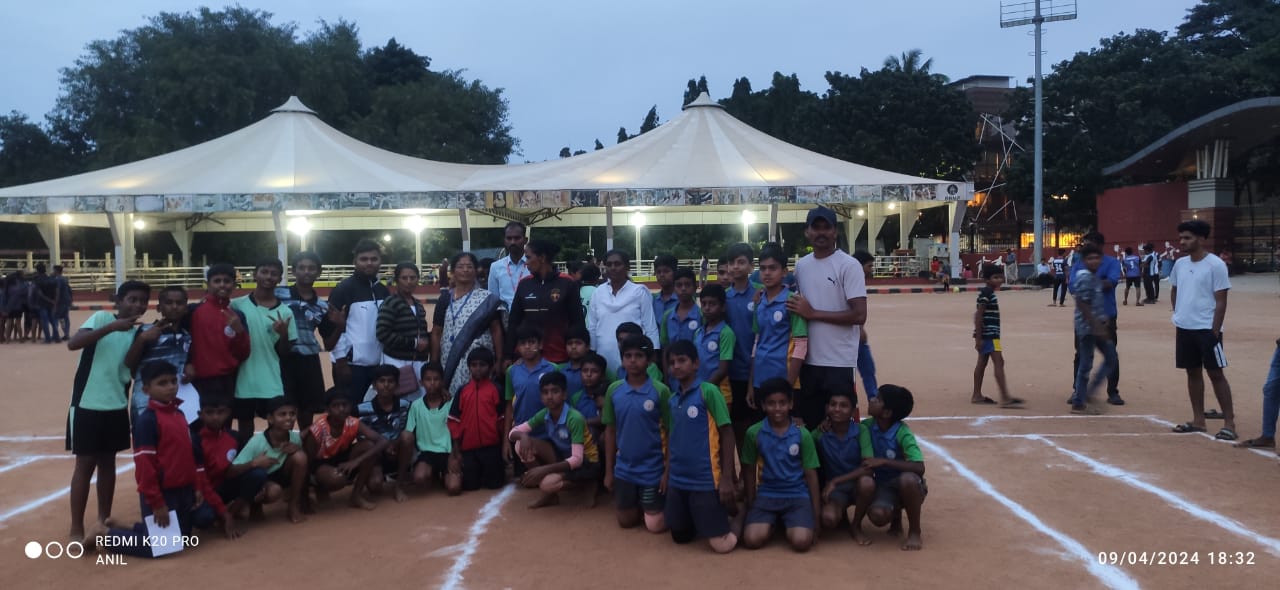 SPARC students and coaches at a district sports tournament